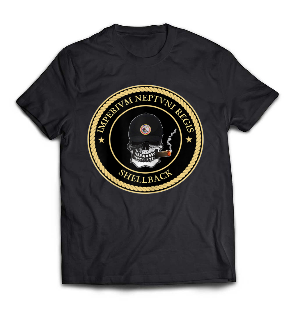 Sailor Shellback Skull Cigar T-Shirt: Embrace Your Nautical Spirit